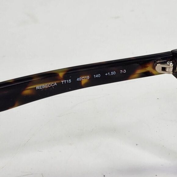 Kate Spade Rebecca TT15 Womens Cat Eyeglasses 49#19 140 Tortoise Brown - Picture 9 of 9